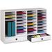 Safco Adjustable Compartment Literature Organizers - 32 Compartment(s) - 2 Drawer(s) - Compartment Size 2.50 x 9.50 x 11.50 - Drawer Size 2.75 x 17.50 - 25.4 Height x 39. | Bundle of 10 Each