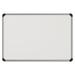 Universal UNV43734 48 in. x 36 in. Lacquered Steel Magnetic Dry Erase Marker Board - White Surface Aluminum/Plastic Frame