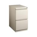 2 Drawers Vertical Steel Lockable Filing Cabinet Putty