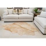 Gray/White 7 x 5 x 1.5 in Area Rug - Luxury Cowhides Palomino Exotic Brindle Cowhide Rug Approx Size 6X8' Leather | 7 H x 5 W x 1.5 D in | Wayfair