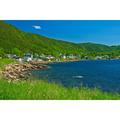 Canada-Newfoundland Fishing village and shoreline along White Bay by Jaynes Gallery (24 x 18)