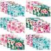 Global Printed Products Deluxe Designer Printed File Folders 1/3 Cut Tab Assorted Positions Letter Size 24/pk (Floral)