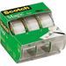 Scotch Magic Tape 3/4 x 300-inches-Transparent-3 ct (Pack of 5)