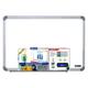 BAZIC Magnetic Dry Erase Board Aluminium Frame 24 x36 Whiteboard 12-Pack