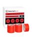 SSBM 1620 Rolls - 2.3 Mil - PVC Carton Sealing Packaging Shipping Tape Strong Hold Excellent Tack Premium Performance Quality Adhesive 2 x 55 Yards (165 ft) Red 3 Core