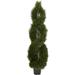 Nearly Natural 5 Pond Cypress Spiral Topiary UV Resistant (Indoor/Outdoor)