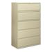 Alera Lateral File 5 Legal/Letter/A4/A5-Size File Drawers Putty 42 x 18.63 x 67.63