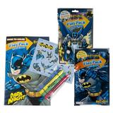 12 Pack Batman Play Pack- 2 Assortments- crayon sticker sheet & coloring book