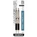 F-402 Ballpoint Pen Retractable Fine 0.7 Mm Black Ink Stainless Steel/black Barrel 2/pack | Bundle of 5 Packs