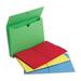 Smead Expanding School Wallet - 50 per box 10 x 15 - Yellow Blue Green Red