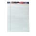 TOPS American Pride Writing Tablet 8 1/2 x 11 3/4 16 Lb Legal Rule White 50 Sheets Per Pad Pack Of 12 Pads