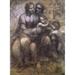 Posterazzi Virgin & Child with St Anne & Infant St John the Baptist C 1498 Leonardo Da Vinci 1452-1519 Italian Poster Print - 18 x 24 in.