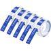 GREENCYCLE 5PK Compatible for Dymo 3D Plastic Embossing Labels 521206 White on Blue Label Tape 12mm 1/2 x 3m 9.8 Use in Organizer Xpress Office Matte II Magazine Maker Motex Label Maker