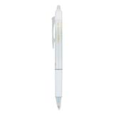 Frixion Clicker Design Erasable Gel Pen Retractable Extra-Fine 0.5 Mm Black Ink White Barrel Dozen | Bundle of 2 Dozen