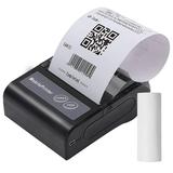 Andoer Portable 80mm Thermal Receipt Printer Bill POS Mobile Printer with Rechargeable Battery Support ESCPOS Compatible with Android iOS Windows for Restaurant Supermarket Kitchen Office Small