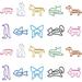 60PCS Paper Clips Assorted Colors Animal Shaped Paperclip Fun Paper Clips Coated Bookmark Clips Office Supplies for Women Coworkers