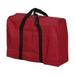 Uxcell 40L Capacity Storage Tote with Zippers Clothes Moving Tote Bags Red