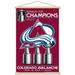 NHL Colorado Avalanche - 2022 Stanley Cup Team Logo Wall Poster with Magnetic Frame 22.375 x 34