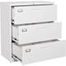 STANI Lateral File Cabinet with Lock 3 Drawer Lockable Filing Cabinet Large Metal Storage File Cabinet for Hanging Files Letter/Legal/F4/A4 Size