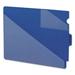 Smead Out Guides w/Diagonal-Cut Pockets Poly Letter Blue 50/Box