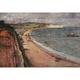 Isle of Wight 1911 Sandown Bay Poster Print by Alfred Heaton Cooper