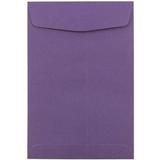 JAM 6 x 9 Open End Envelopes Dark Purple 50/Pack