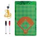 Baseball Coaches Dry Erase Clipboard â€“ Softball Double Sided Lineup Board Bundled