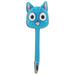 Fairy Tail Happy Licensed Anime Blue Plush Pen GE-84071