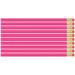 Deep Pink Hexagon #2 Pencil Eraser. 36 Pack. Express Pencils TM