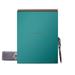 Rocketbook Flip Smart Reusable Letter Size Notepad 8-1/2 x 11 1 Subject Dot-Grid and Line Ruled 16 Sheets Teal