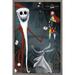 Disney Tim Burton s The Nightmare Before Christmas - Collage Wall Poster 14.725 x 22.375 Framed