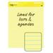 Sticky note 25 x 30 in. Yellow Self-Stick Easel Pad Lined - 30 Sheets & Pad Pack 2