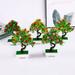 Farfi 1Pc Artificial Flower Fruit Tree Miniascape Restaurant Home Table Bonsai Decor