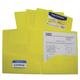 C-Line Products Two-Pocket Heavyweight Poly Portfolio Folder Yellow - Pack of 25