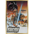 Star Wars: Empire Strikes Back - Cover Illustration Wall Poster 22.375 x 34 Framed