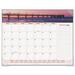 Visual Organizer Panoramic Seascape Desk Pad Calendar