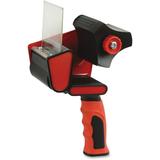 Sparco Handheld Tape Dispenser - 3 Core - Refillable - Ergonomic Design Adjustable Tension Mechanism Durable - Red Black - 1 Each | Bundle of 5
