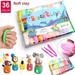 LNKOO Modeling Clay Kit - 36 Colors Air Dry Magic Clay Soft & Ultra Light DIY Molding Clay with Sculpting Tools Kids Art Crafts Best Gift for Boys & Girls Age 3-12 Year Old