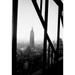 USA New York State New York City view of Empire State building from midtown area Poster Print (24 x 36)