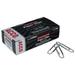 Premium Heavy-Gauge Wire Paper Clips Jumbo Nonskid Silver 100 Clips/Box 10 Boxes/Pack | Bundle of 10 Packs