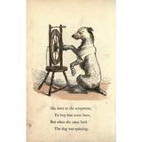 A Treasury of Pleasure Books 1850 Old Mother Hubbard & Dog 12 Poster Print by H. Weir (24 x 36)