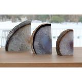 Willa Arlo™ Interiors Evelynn Non-skid Bookends Agate/Geode in Brown | 4 H x 5.5 W x 2 D in | Wayfair CD3D85C872B54273BEE51137501CBF75