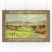 Gleneagles Golf Course Vintage Poster (artist: Anonymous) UK c. 1928 (24x36 Giclee Gallery Print Wall Decor Travel Poster)