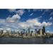 Seattle Washington State. Skyline and waterfront with a ferry boat Poster Print by Jolly Sienda