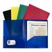 C-LineÂ® Two-Pocket Heavyweight Poly Portfolio Folder Assorted Primary Colors Pack of 10