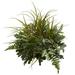 Nearly Natural 6084-S2 28 in. Mix Greens Artificial Plant - Set of 2