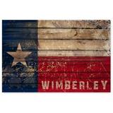 Awkward Styles Texas Star Wimberley Flag TX Poster Wall Decor Texas Souvenirs TX City Flag Unframed Picture for Home Ready to Hang Decor The State of Texas Poster Art Texas Flag Printed Art Decor