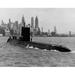 Submarine in the sea USS Nautilus (8 x 10) Nuclear-Powered Submarine New York City New York State USA Poster Print (8 x 10)