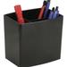 Officemate 2200 Series Large Pencil Cup - 4.5 x 5 x 3.8 x - Plastic - 1 Each - Black | Bundle of 5