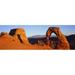 Panoramic Images PPI130881L Natural arch in a desert Delicate Arch Arches National Park Utah USA Poster Print by Panoramic Images - 36 x 12